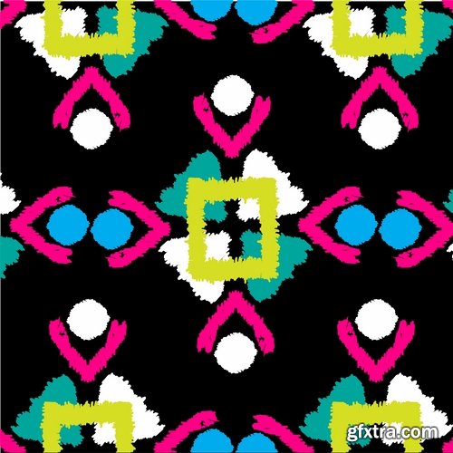 Collection pattern for the fabric background is Navajo 24 EPS