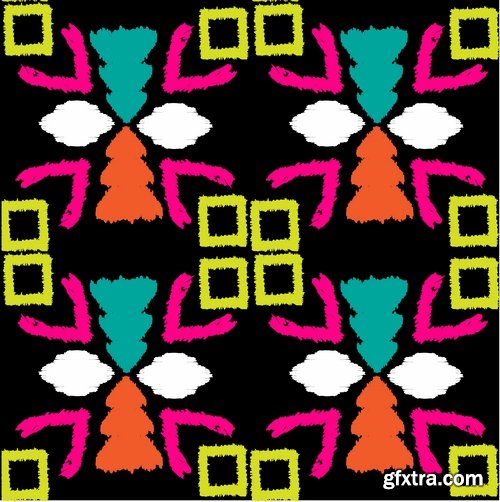 Collection pattern for the fabric background is Navajo 24 EPS