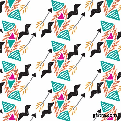 Collection pattern for the fabric background is Navajo 24 EPS