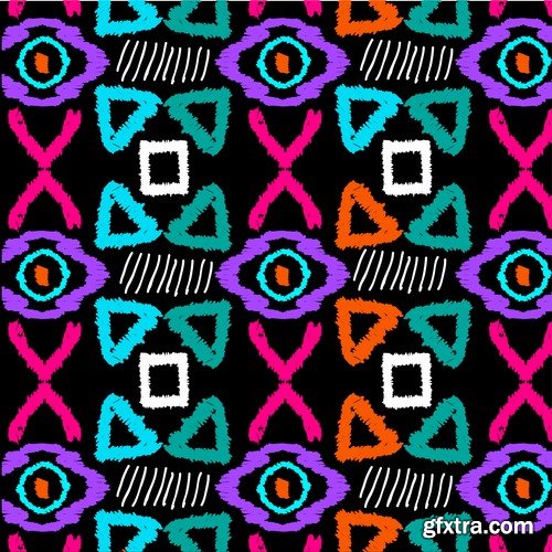 Collection pattern for the fabric background is Navajo 24 EPS