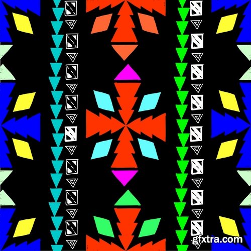 Collection pattern for the fabric background is Navajo 24 EPS