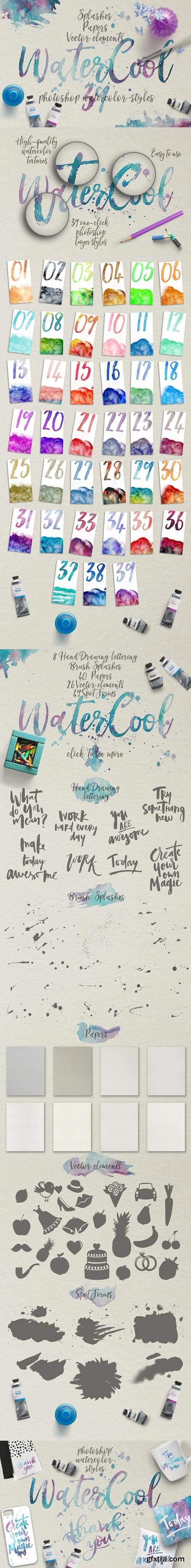 CM - WaterCool Kit. Watercolor Styles 635160