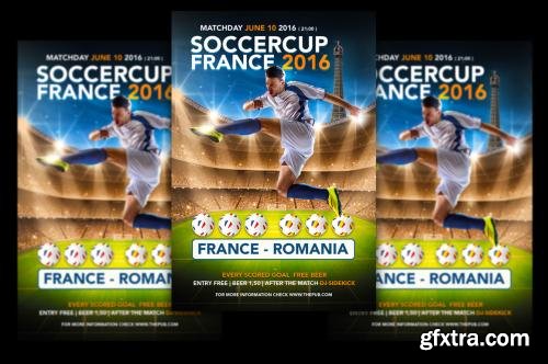 CreativeMarket Soccer Cup Flyer 512404