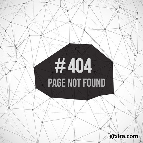 Page 404 Templates - 25x EPS