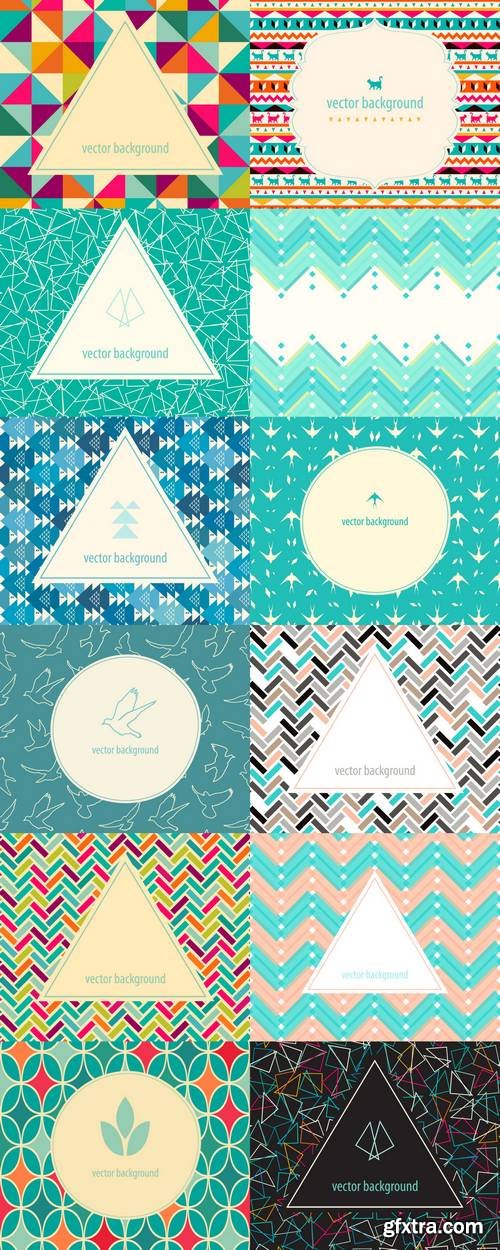 Abstract Pattern - Frame for Logo, Label or Greetings