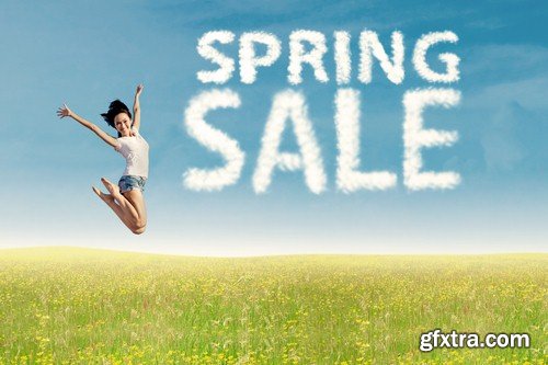 Spring sale backgrounds-5xJPEGs