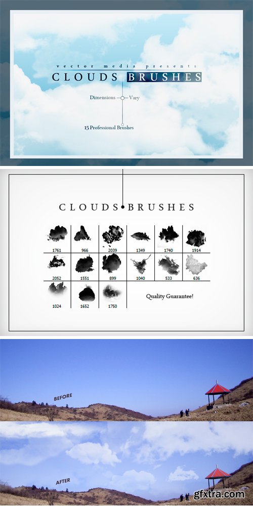 CM 244264 - Clouds Brushes