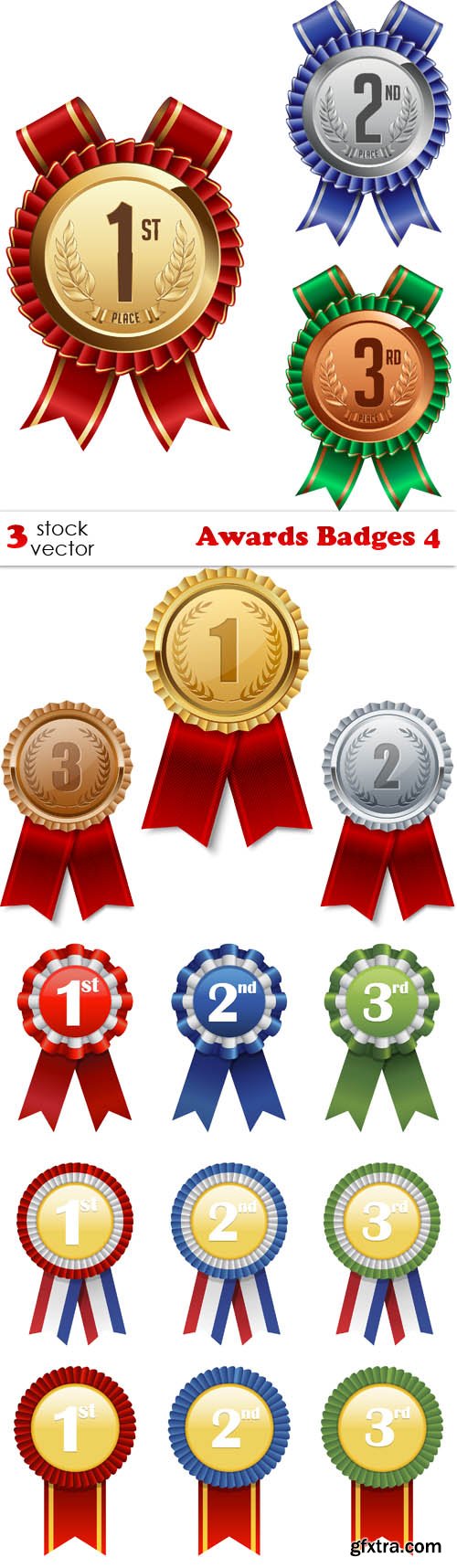 Vectors - Awards Badges 4