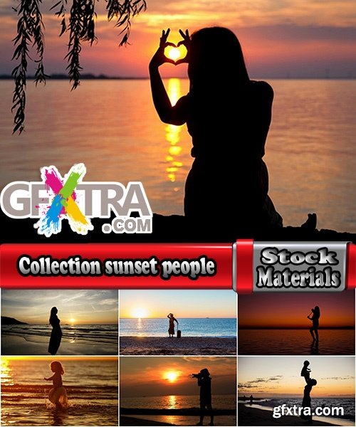 Collection sunset people man woman girl beach nature landscape 25 HQ Jpeg