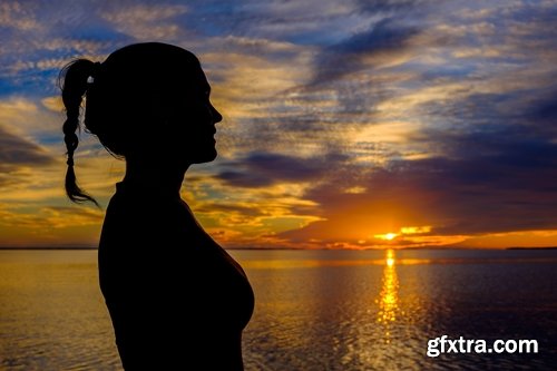 Collection sunset people man woman girl beach nature landscape 25 HQ Jpeg