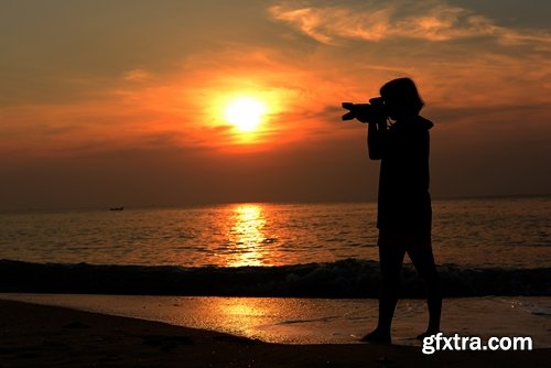 Collection sunset people man woman girl beach nature landscape 25 HQ Jpeg