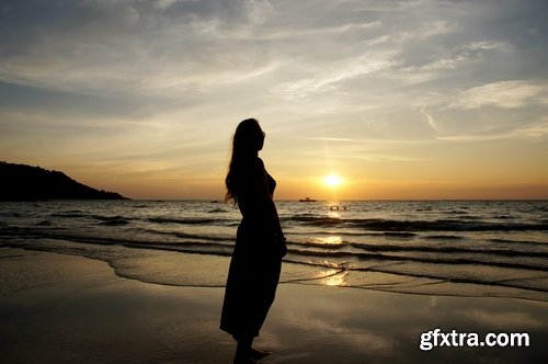 Collection sunset people man woman girl beach nature landscape 25 HQ Jpeg