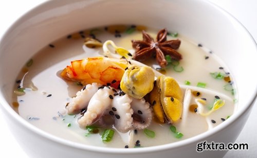 Collection of seafood soup mussel crab octopus shrimp 25 HQ Jpeg