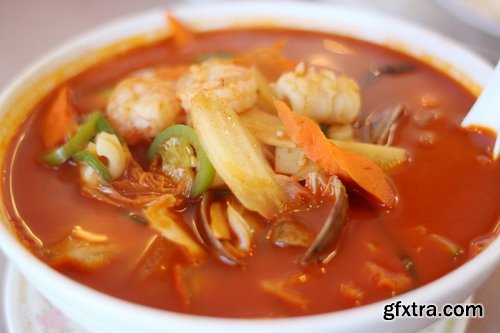 Collection of seafood soup mussel crab octopus shrimp 25 HQ Jpeg