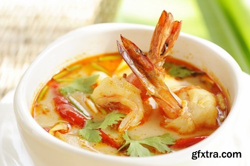 Collection of seafood soup mussel crab octopus shrimp 25 HQ Jpeg