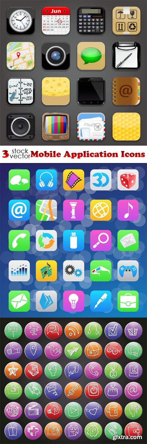 Vectors - Mobile Application Icons