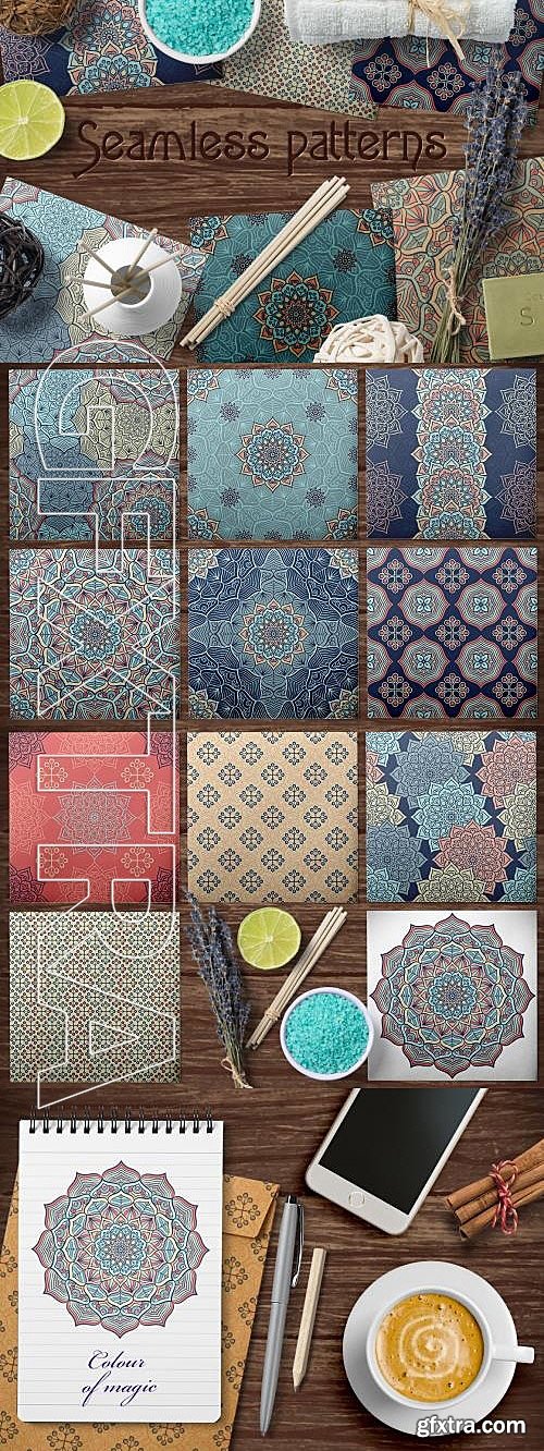 CM - 10 seamless patterns + Mandala 624280