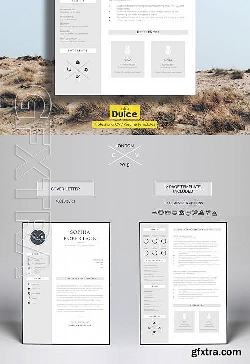 CM - Creative Resume Template Chancery 624541