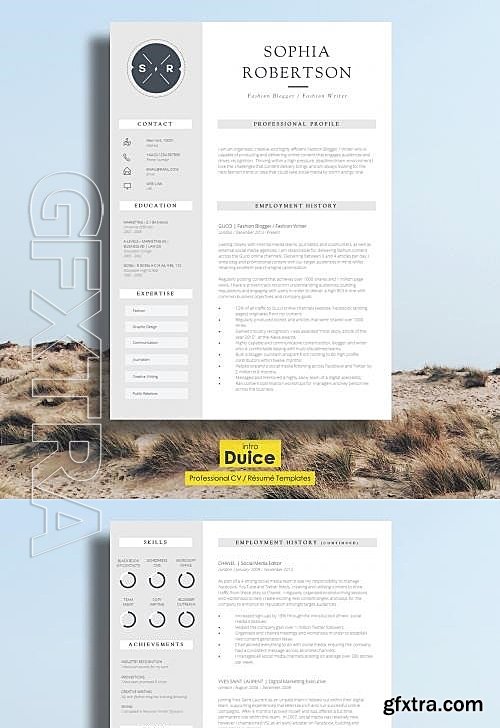 CM - Creative Resume Template Chancery 624541