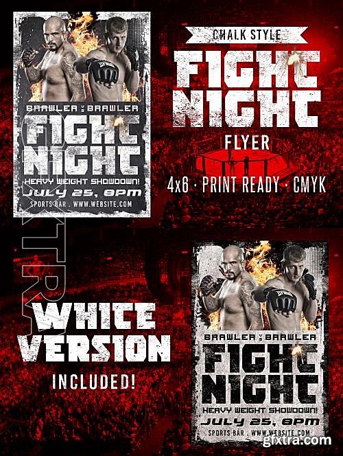 CM - Chalk Fight Night Flyer 624105