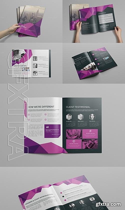 CM - Abstract Bi fold Brochure-16 Pages 609663