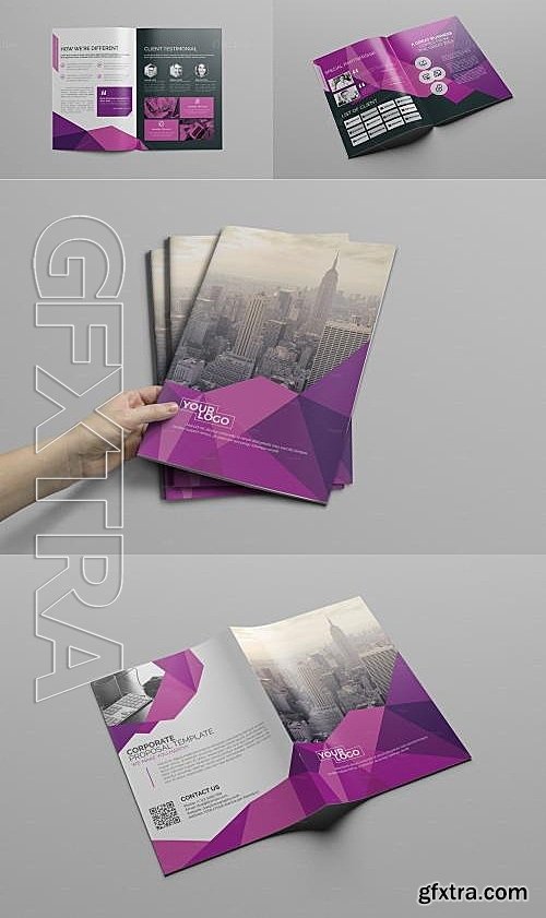 CM - Abstract Bi fold Brochure-16 Pages 609663