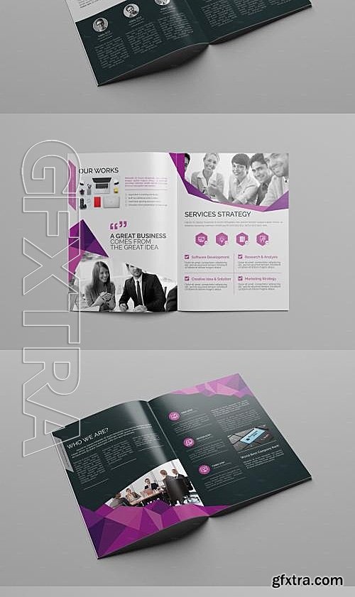 CM - Abstract Bi fold Brochure-16 Pages 609663