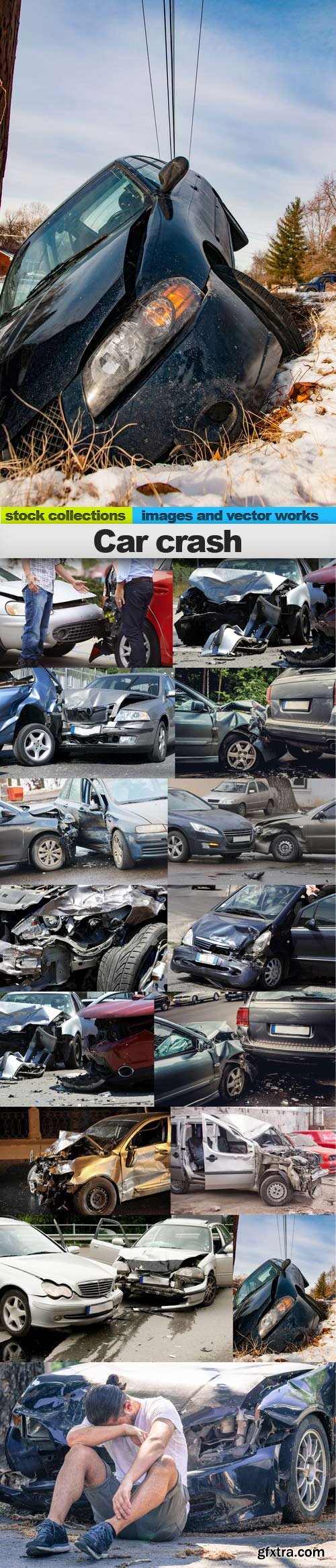 Car crash, 15 x UHQ JPEG