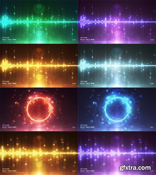 audio spectrum music visualizer videopad video editor