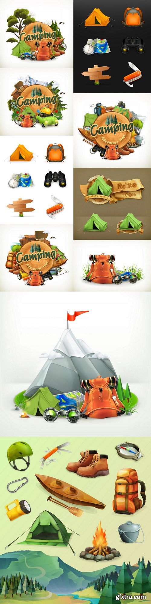 Camping. Adventure time