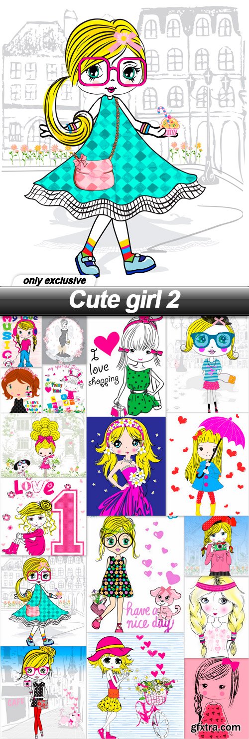 Cute girl 2 - 17 EPS