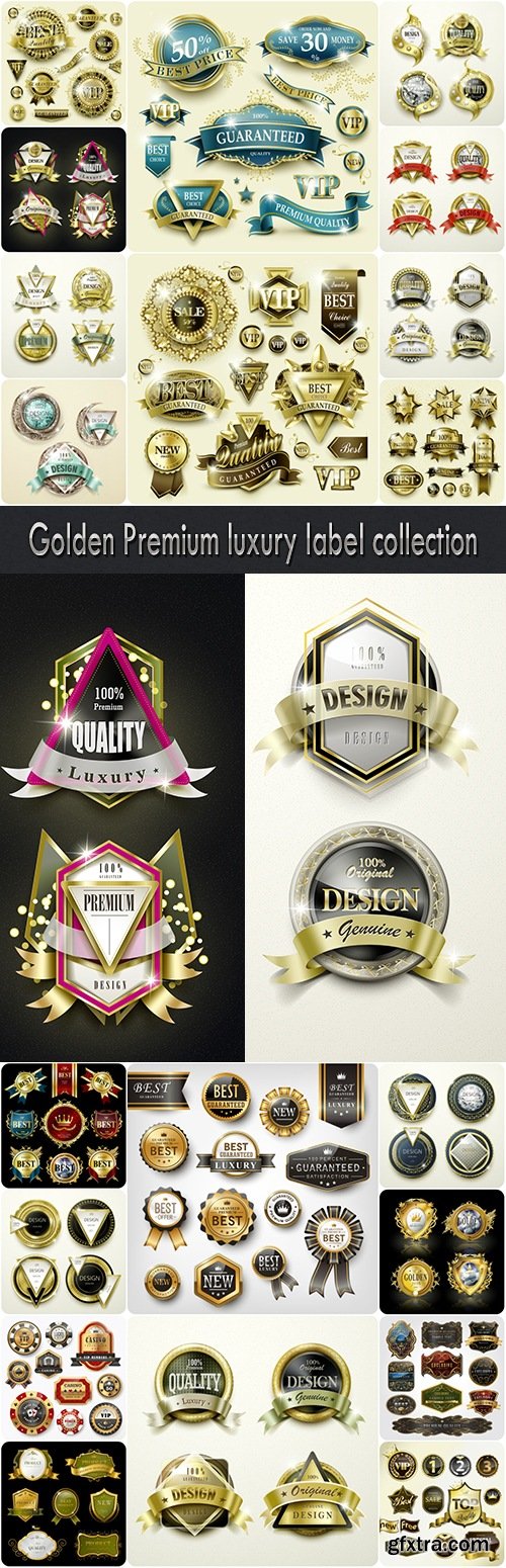 Golden Premium luxury label collection