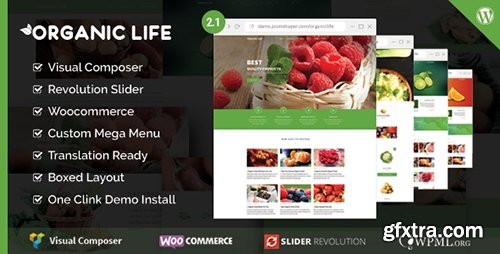 ThemeForest - Organic Life v2.0 - Ecology & Environmental Theme - 9066645