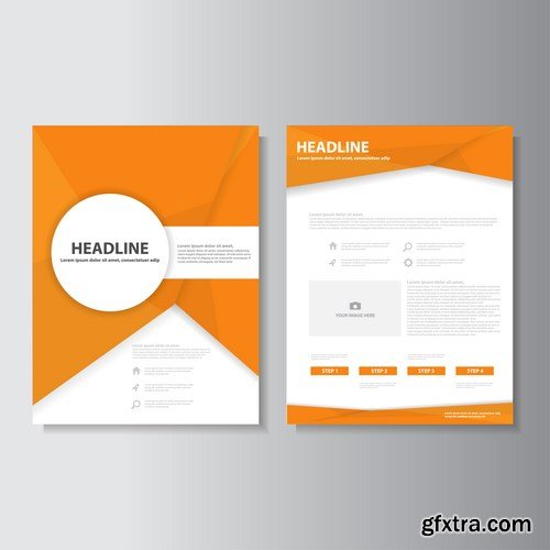 Design Flyer & Corporate Brochures 21 - 25xEPS