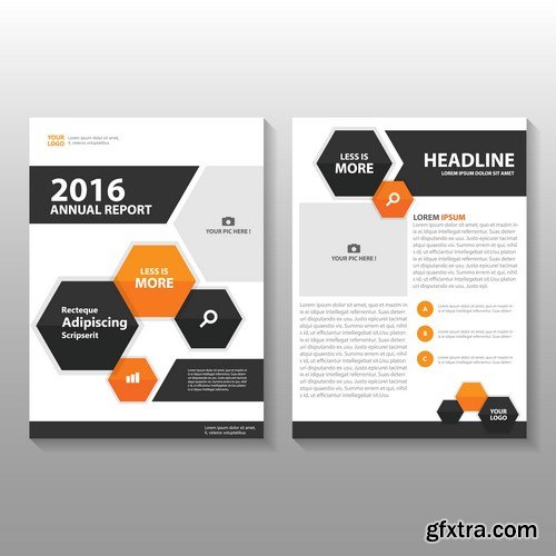 Design Flyer & Corporate Brochures 21 - 25xEPS