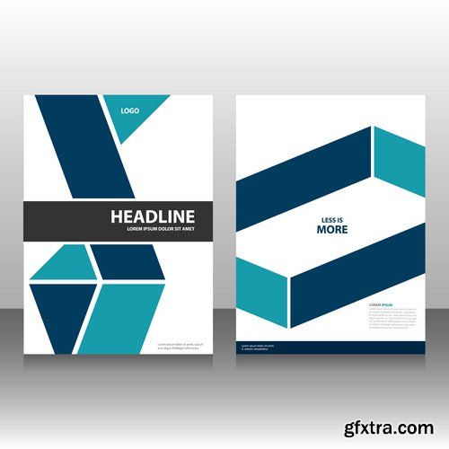 Design Flyer & Corporate Brochures 21 - 25xEPS