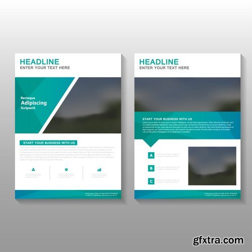 Design Flyer & Corporate Brochures 21 - 25xEPS