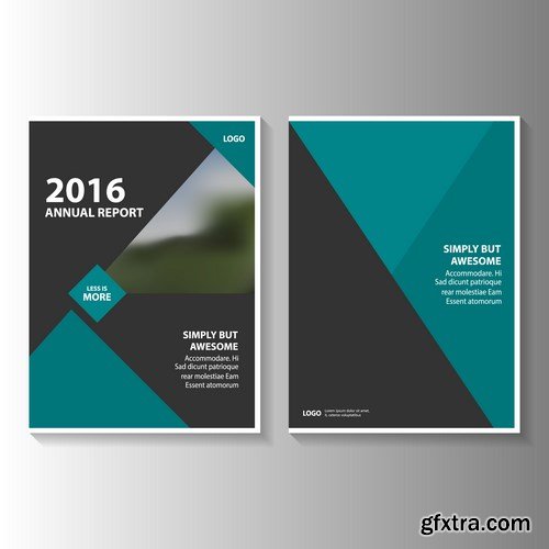 Design Flyer & Corporate Brochures 21 - 25xEPS