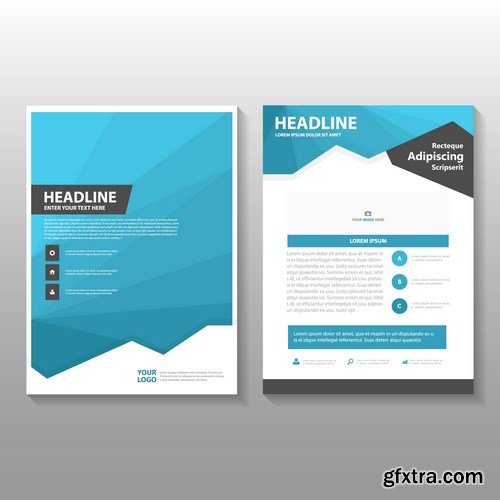 Design Flyer & Corporate Brochures 21 - 25xEPS