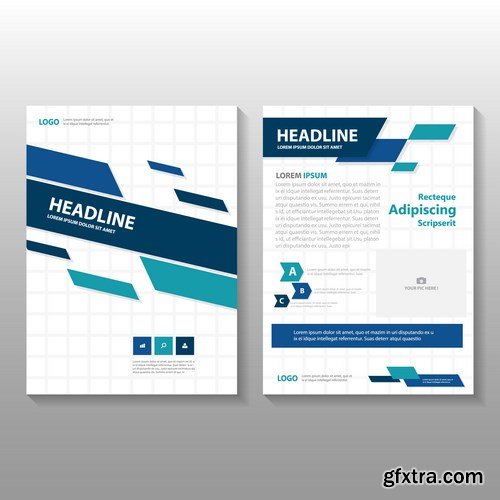 Design Flyer & Corporate Brochures 21 - 25xEPS