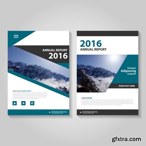 Design Flyer & Corporate Brochures 21 - 25xEPS