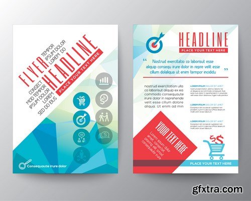 Design Flyer & Corporate Brochures 22 - 25xEPS