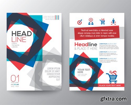 Design Flyer & Corporate Brochures 22 - 25xEPS