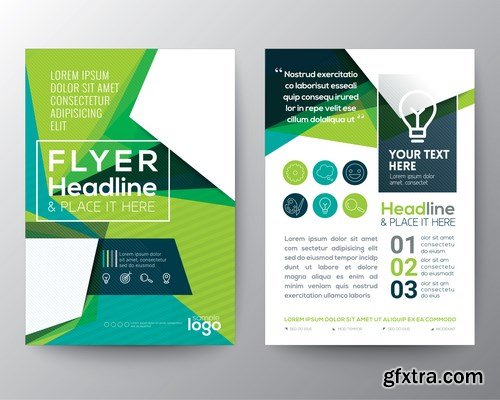 Design Flyer & Corporate Brochures 22 - 25xEPS