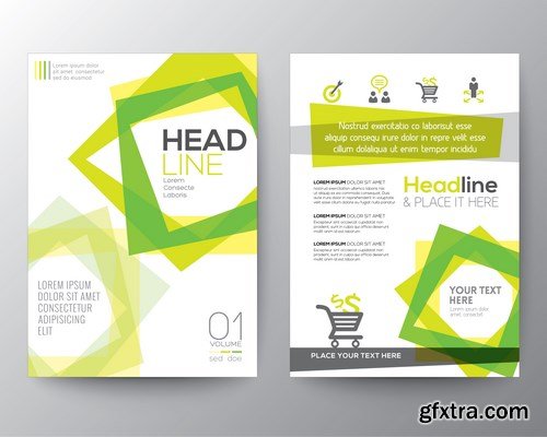 Design Flyer & Corporate Brochures 22 - 25xEPS