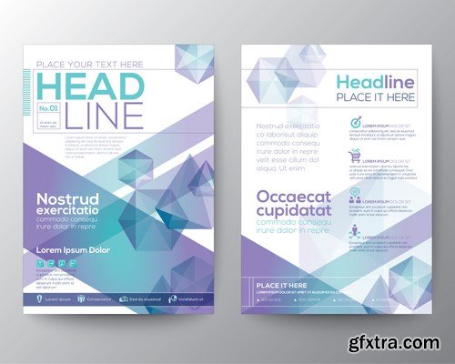 Design Flyer & Corporate Brochures 22 - 25xEPS