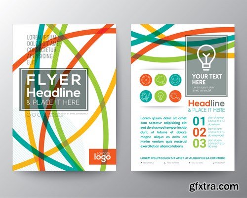 Design Flyer & Corporate Brochures 22 - 25xEPS