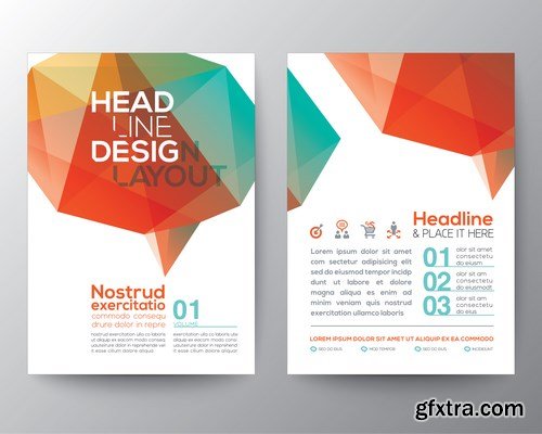 Design Flyer & Corporate Brochures 22 - 25xEPS