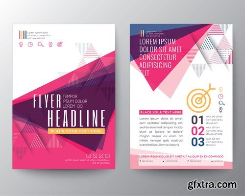 Design Flyer & Corporate Brochures 22 - 25xEPS