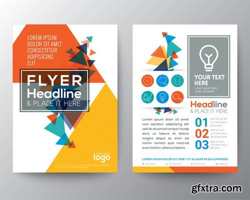 Design Flyer & Corporate Brochures 22 - 25xEPS